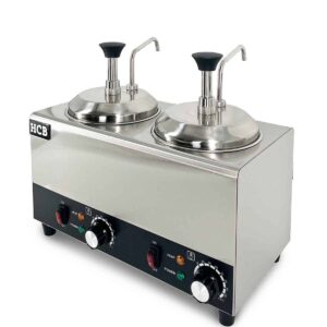 HCB Verwarmde sauspomp - 2 x 2 liter - 230V - RVS