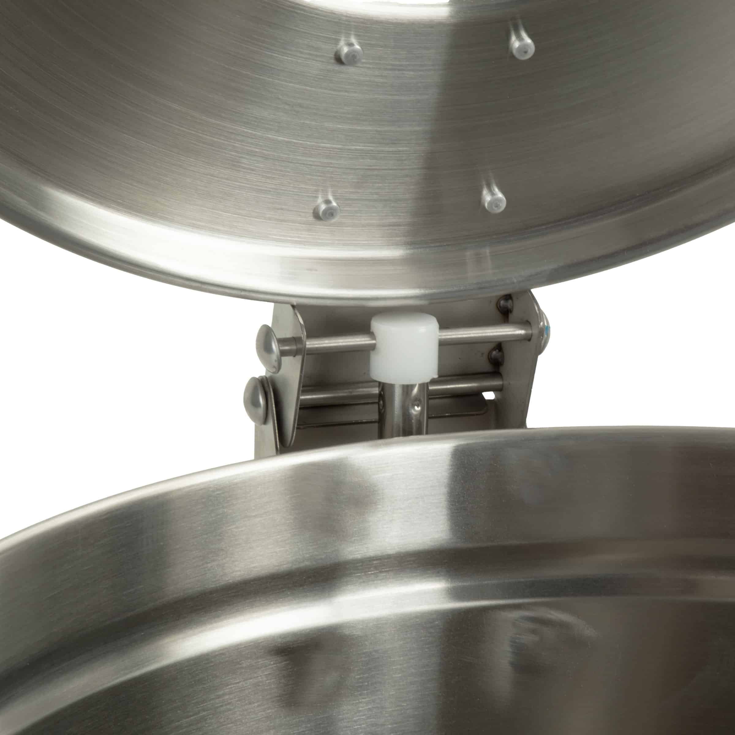 HCB Prullenbak - 100 liter - voetbediening - RVS - Afbeelding 4