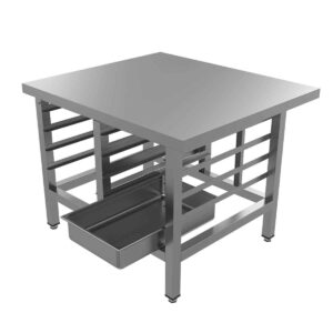 HCB Onderstel - steamer/oven - 90 x 80 x 90 - 1/1 GN - RVS