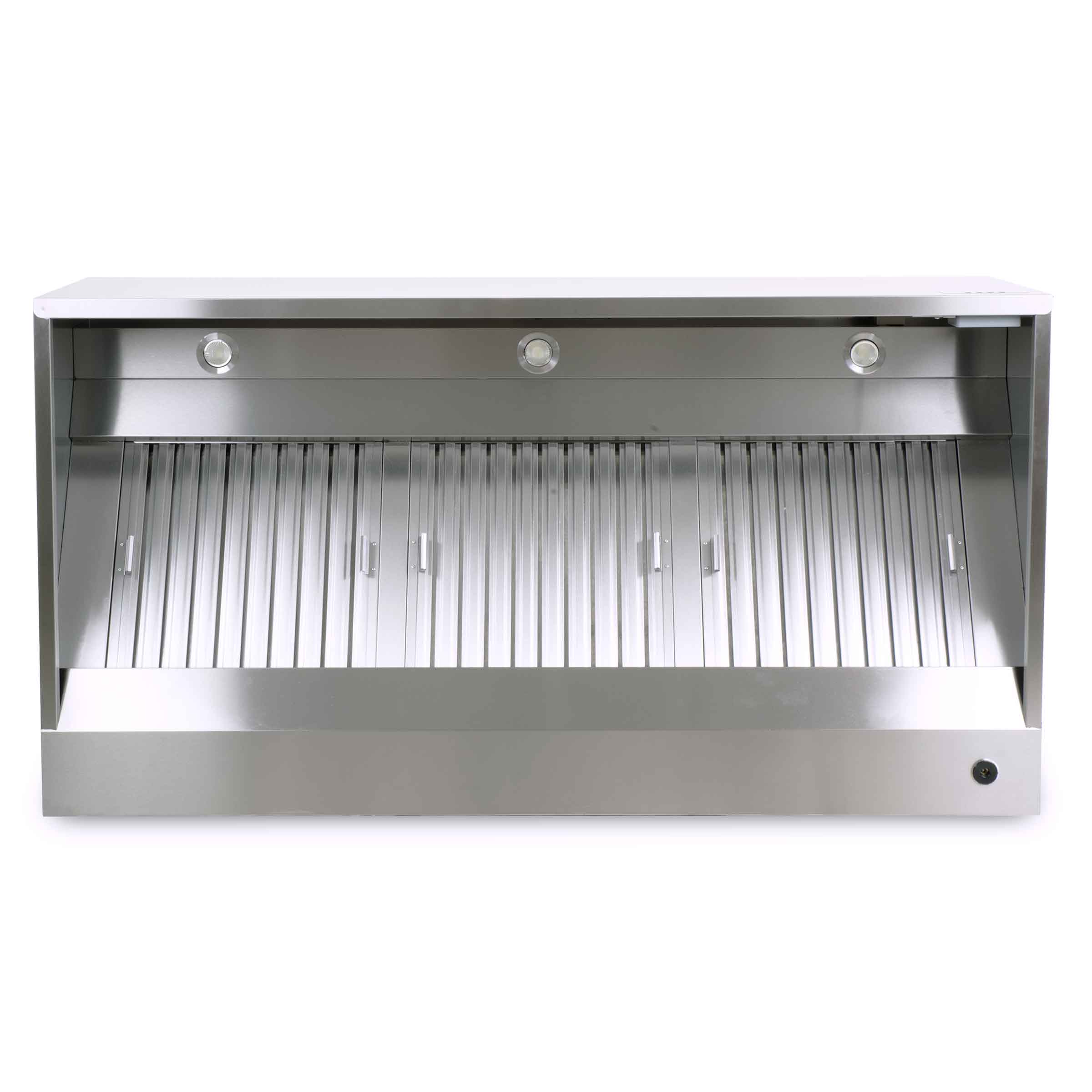 HCB Afzuigkap - doos model - met motor - 180 cm - 230V - RVS - Afbeelding 2