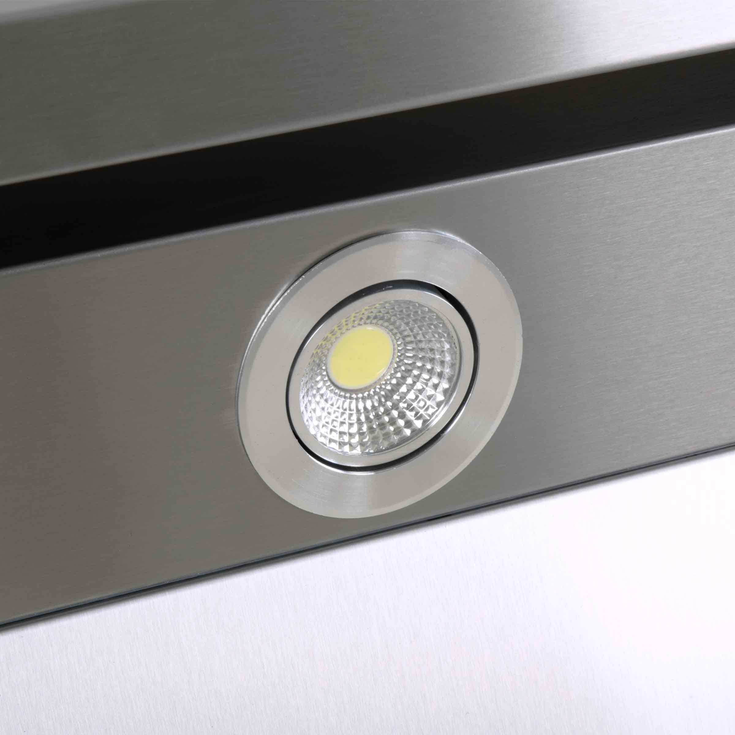 HCB Afzuigkap - doos model - met motor - 180 cm - 230V - RVS - Afbeelding 5