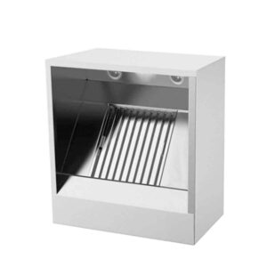 HCB Afzuigkap - doos model - 100 cm - RVS