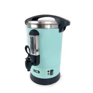 HCB Percolator - 5,3 liter - 35 kopjes - lichtblauw - 230V - RVS