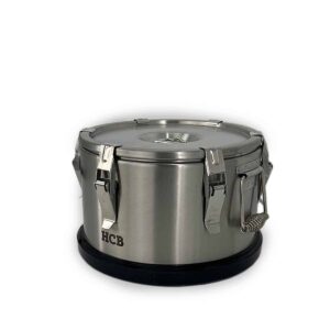 HCB Geïsoleerde container - draagbaar - 10 liter - RVS