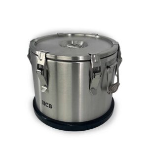 HCB Geïsoleerde container - draagbaar - 15 liter - RVS