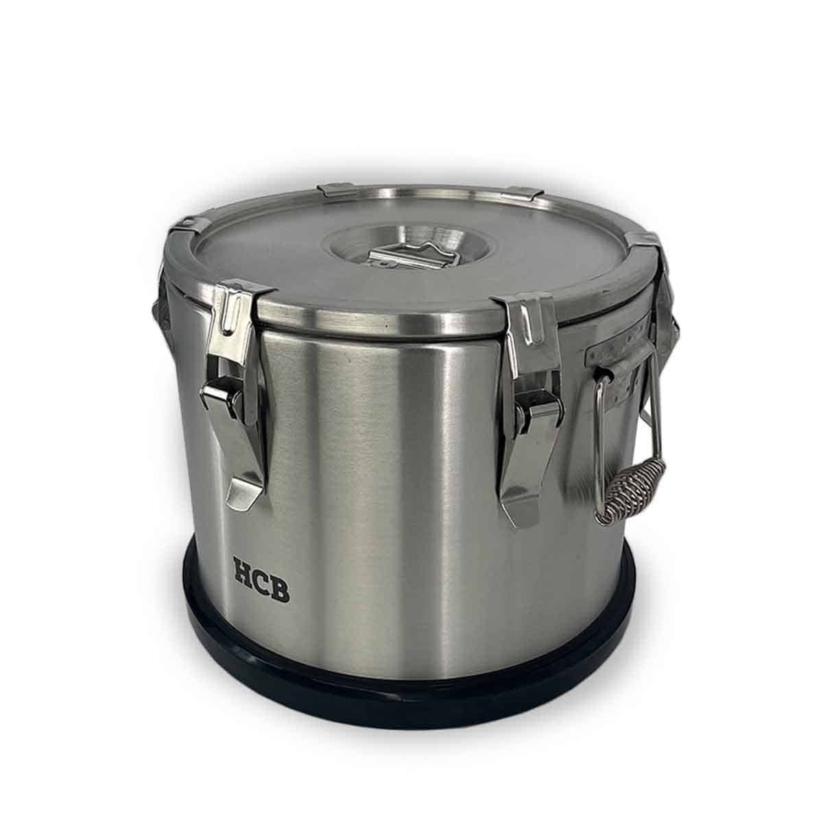 HCB Geïsoleerde container - draagbaar - 15 liter - RVS