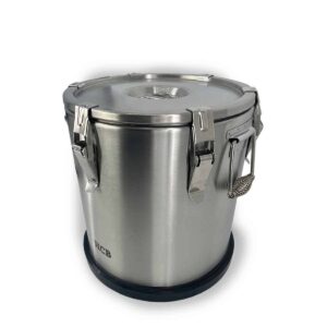 HCB Geïsoleerde container - draagbaar - 20 liter - RVS