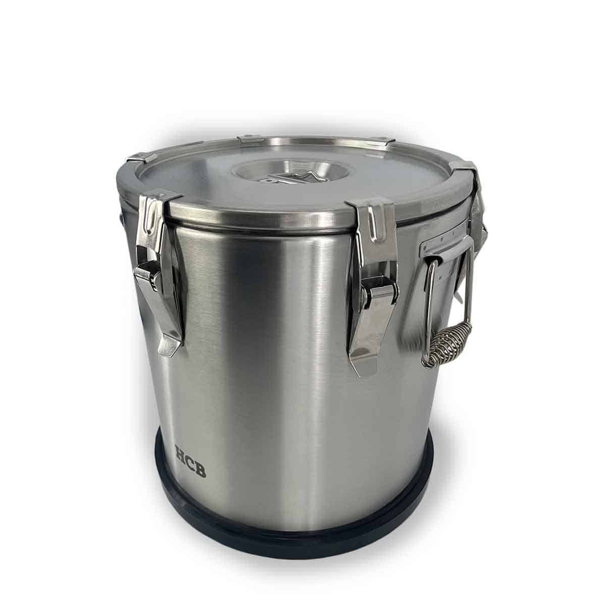 HCB Geïsoleerde container - draagbaar - 20 liter - RVS