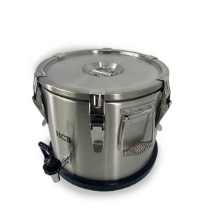HCB Geïsoleerde container - aftapkraan - draagbaar - 15 liter - RVS