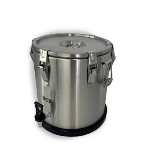 HCB Geïsoleerde container - aftapkraan - draagbaar - 20 liter - RVS