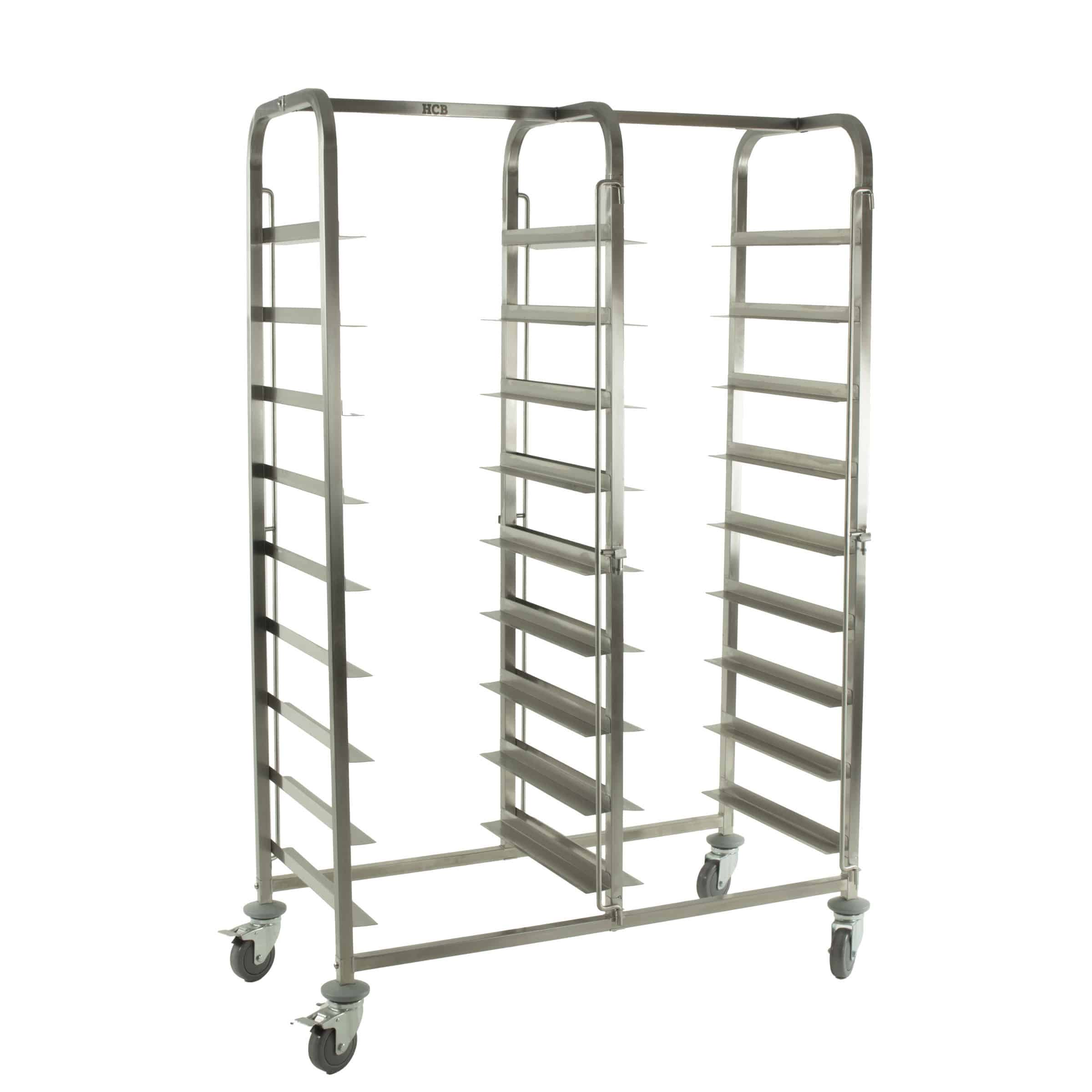 HCB Regaalwagen - 14 x waskratten - RVS - Afbeelding 2