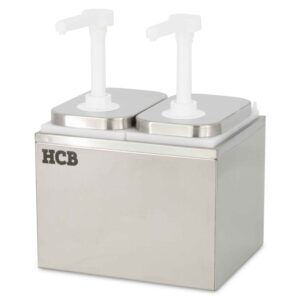 HCB Sauspomp - 2 x 2 liter - RVS