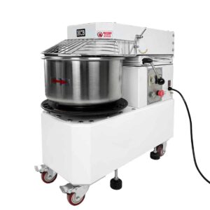 HCB Spiraalkneder - 20 liter - verrijdbaar - 400V - RVS