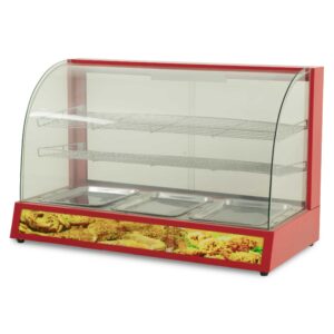 HCB Heated Display Case - 96 cm - 230V - Stainless Steel