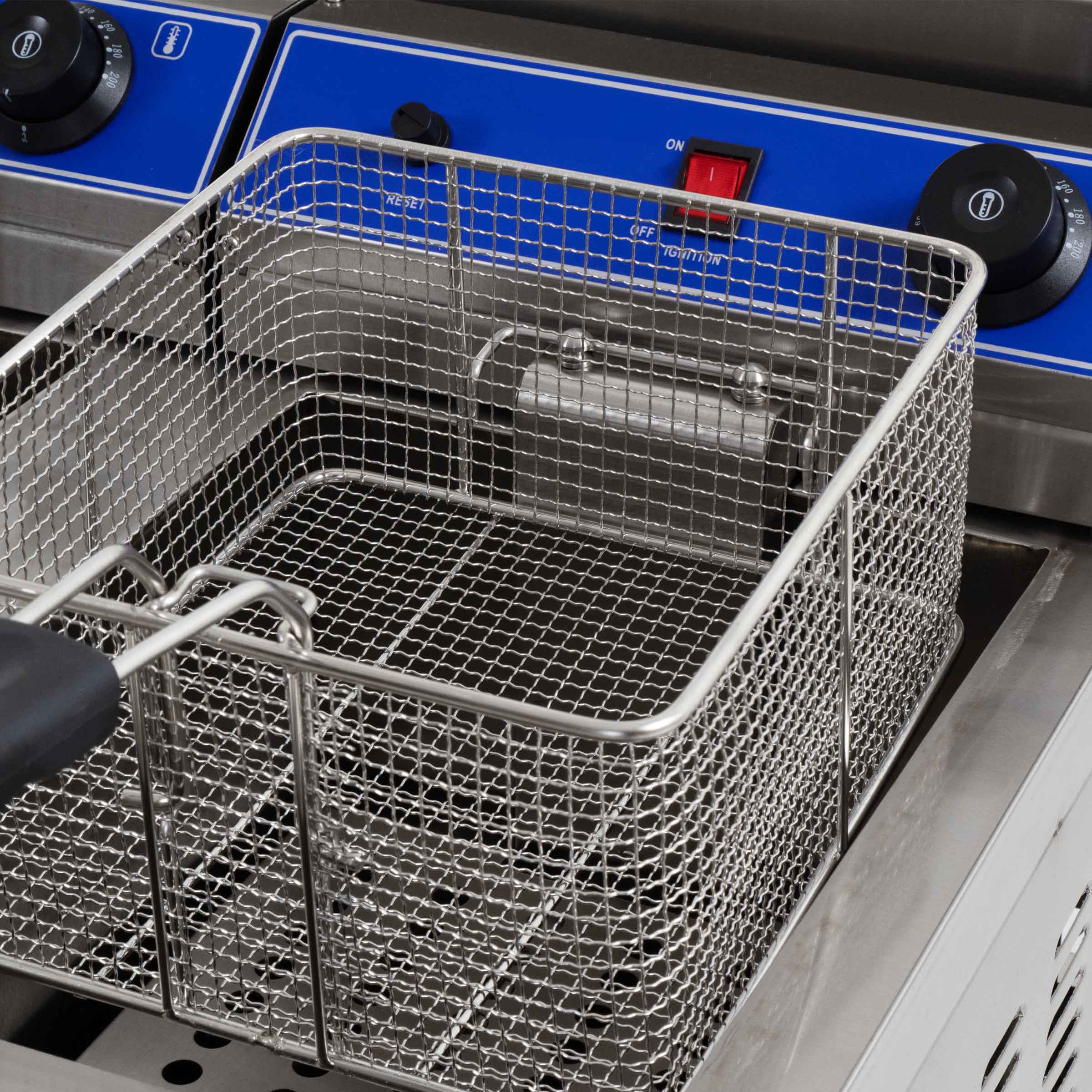 HCB Dubbele friteuse - 2 x 14 liter - propaan - RVS - Afbeelding 4