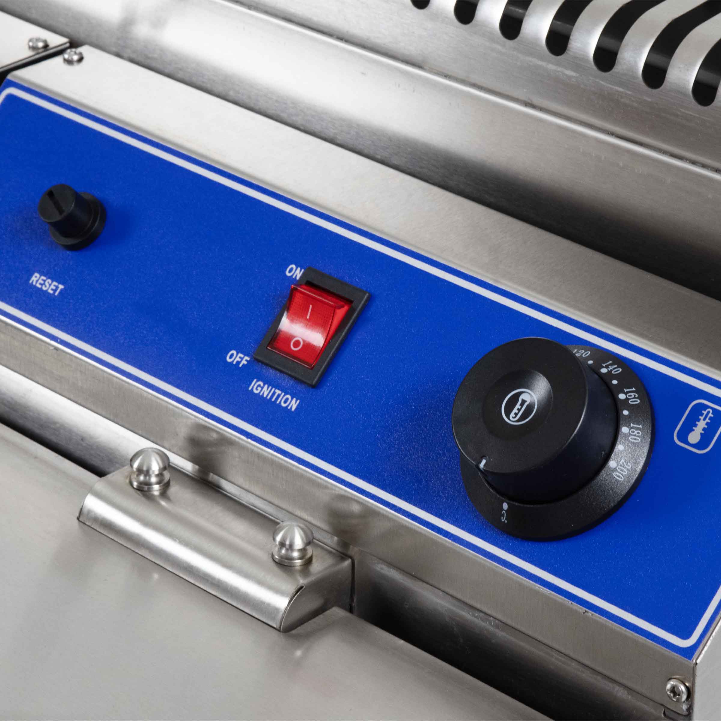 HCB Dubbele friteuse - 2 x 14 liter - propaan - RVS - Afbeelding 5