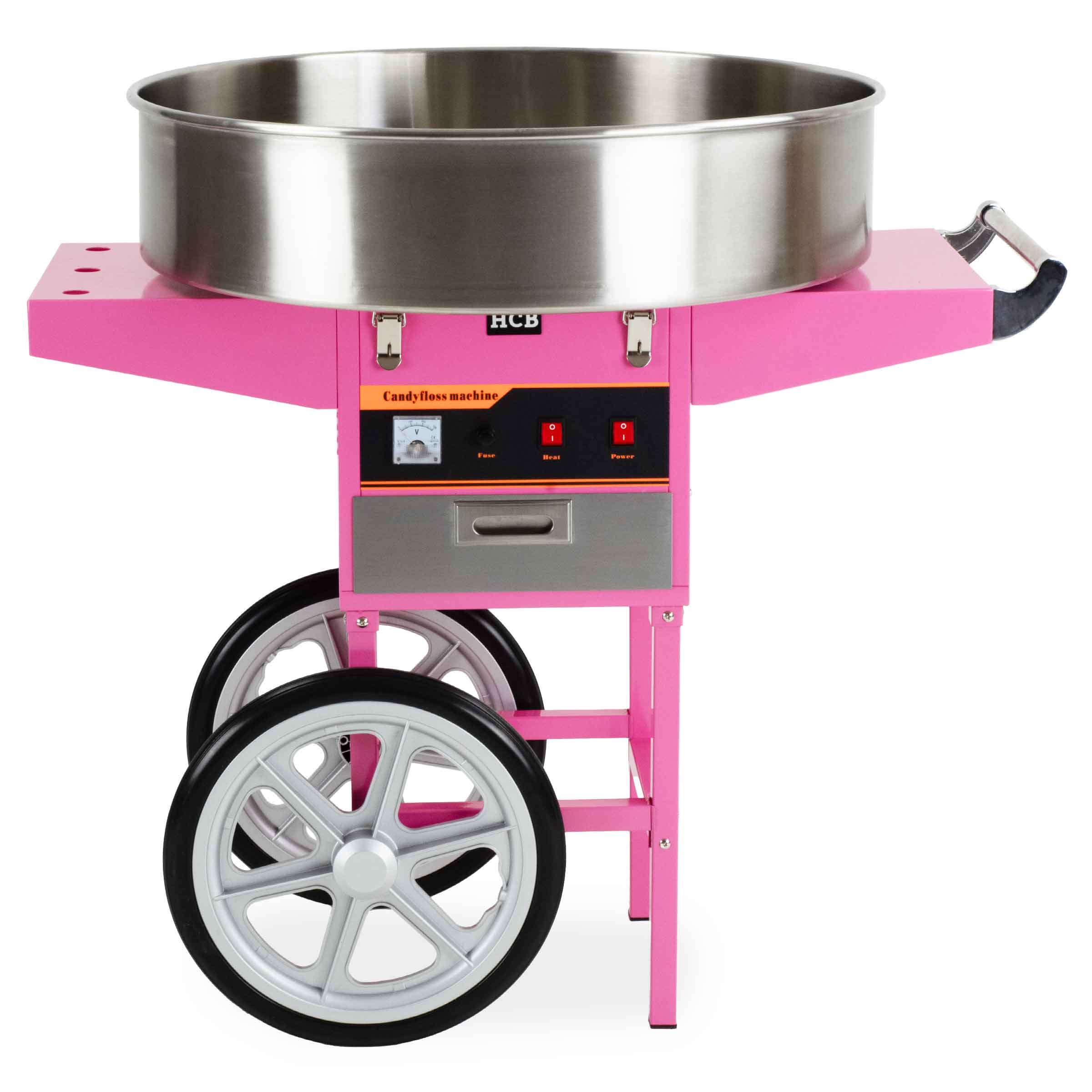 HCB Suikerspinmachine - met onderstel - 73 cm - 230V - Afbeelding 2