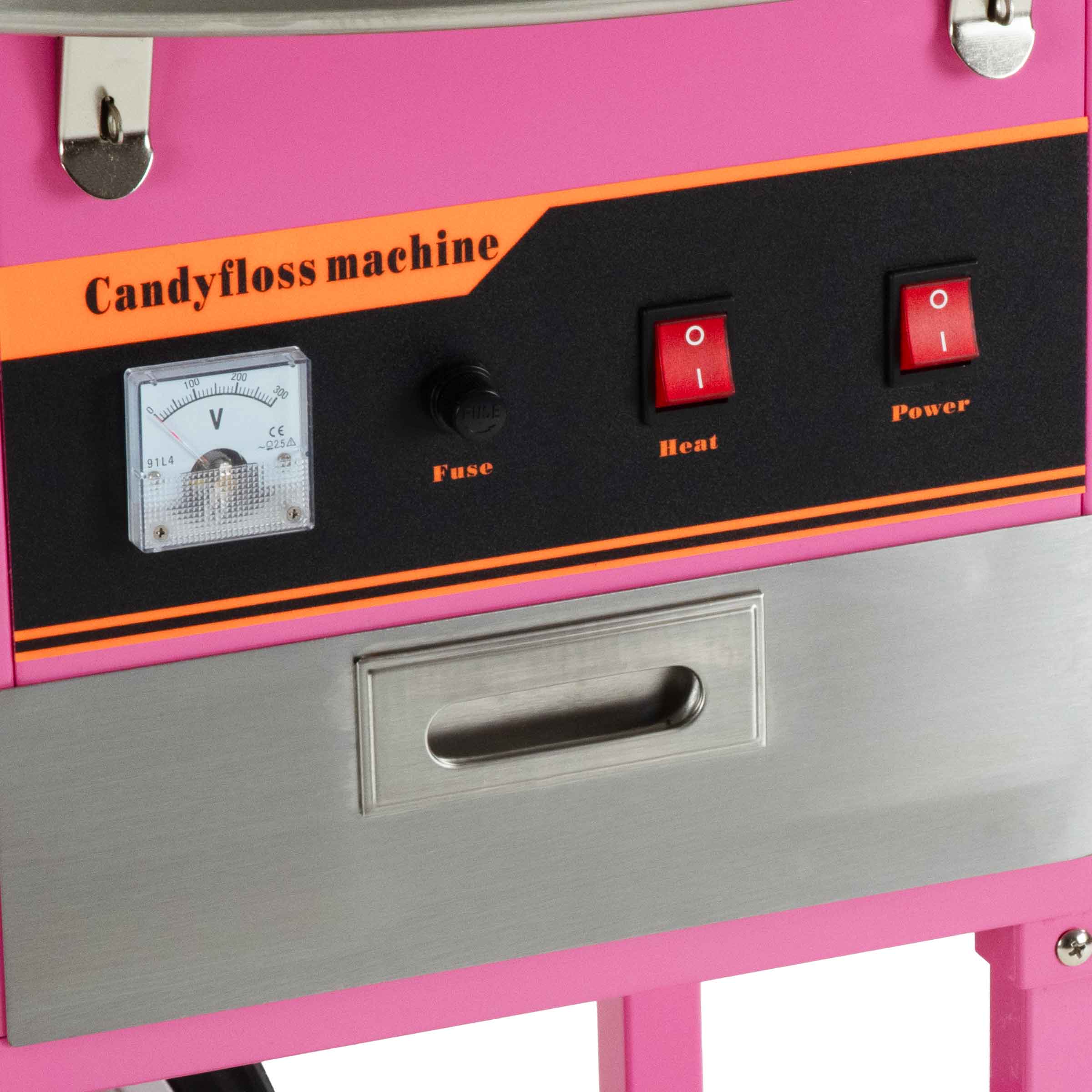 HCB Suikerspinmachine - met onderstel - 73 cm - 230V - Afbeelding 5