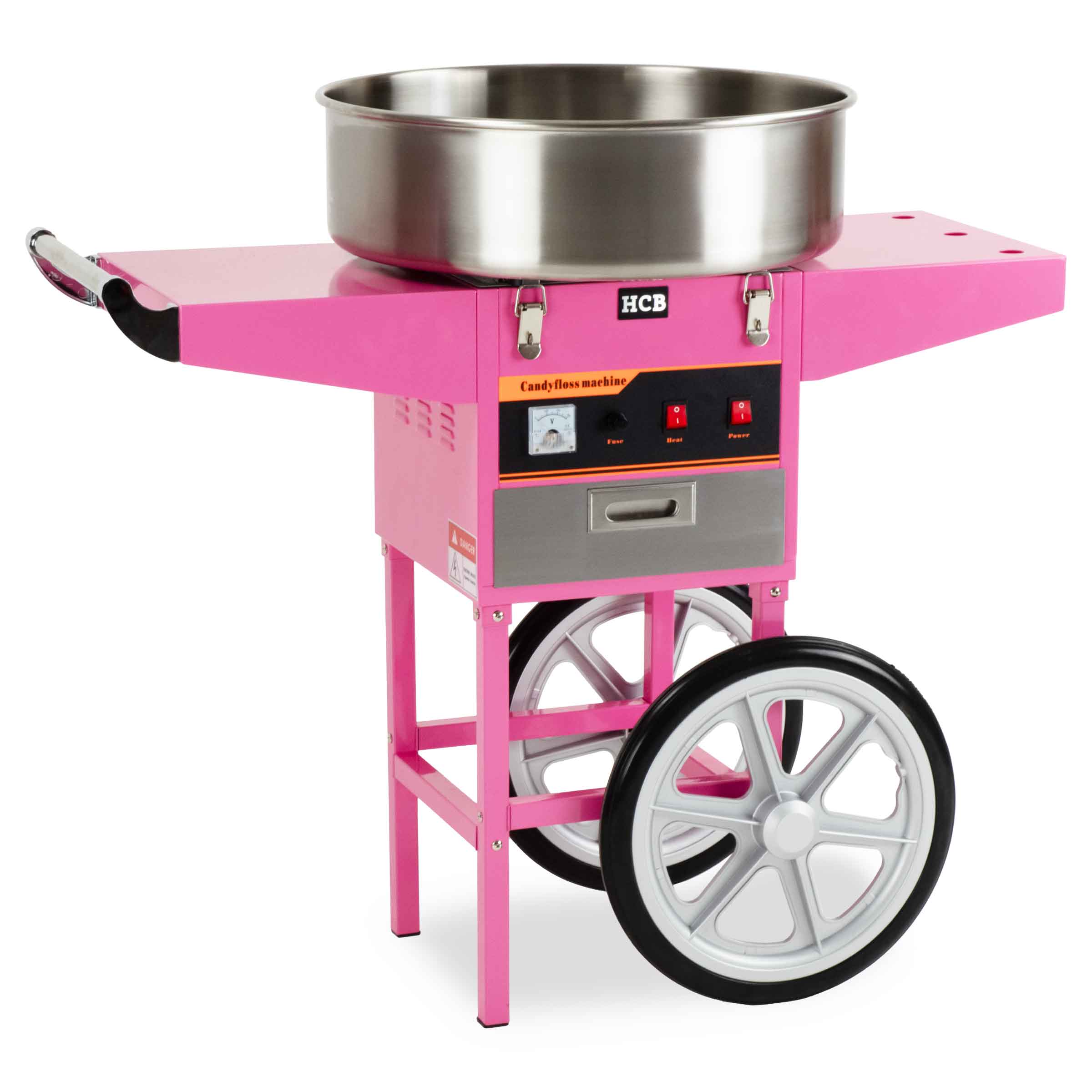 HCB Suikerspinmachine - met onderstel - 52 cm - 230V - Afbeelding 3