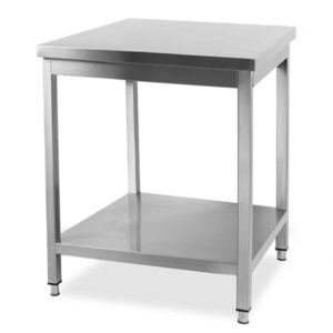 HCB Pro-line Werktafel - met onderschap - 70 x 60 x 85 cm - RVS