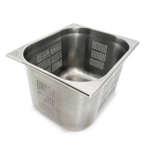 HCB Gastronorm bak - 1/2 - 200 mm - geperforeerd - RVS
