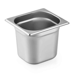 HCB Gastronorm bak - 1/6 - 200 mm - RVS