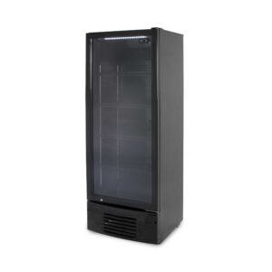 HCB Glasdeurkoeling - 278 liter - zwart - 230V