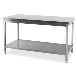 HCB Pro-line Werktafel - met onderschap - 150 x 60 x 85 cm - RVS