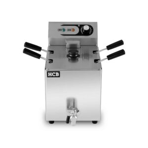 HCB Pastakoker - 4 mandjes - 230V - RVS