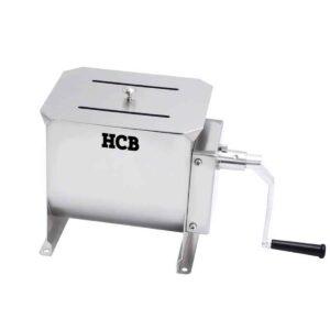 HCB Vleesmenger - handmatig - 20 liter - RVS