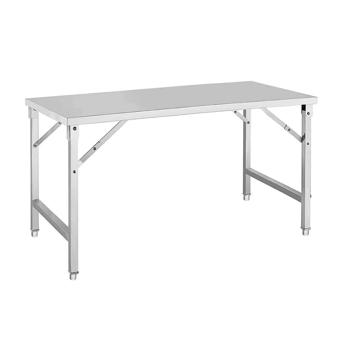 HCB Werktafel - inklapbaar - 200 x 70 x 85 cm - RVS