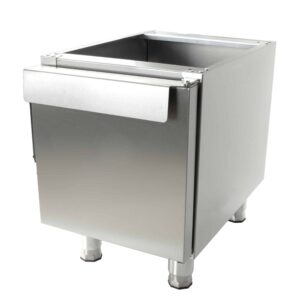 HCB Onderstel - 40 cm - draaideur - 650 series - RVS