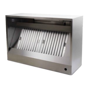 HCB Afzuigkap - doos model - met motor - 140 cm - 230V - RVS