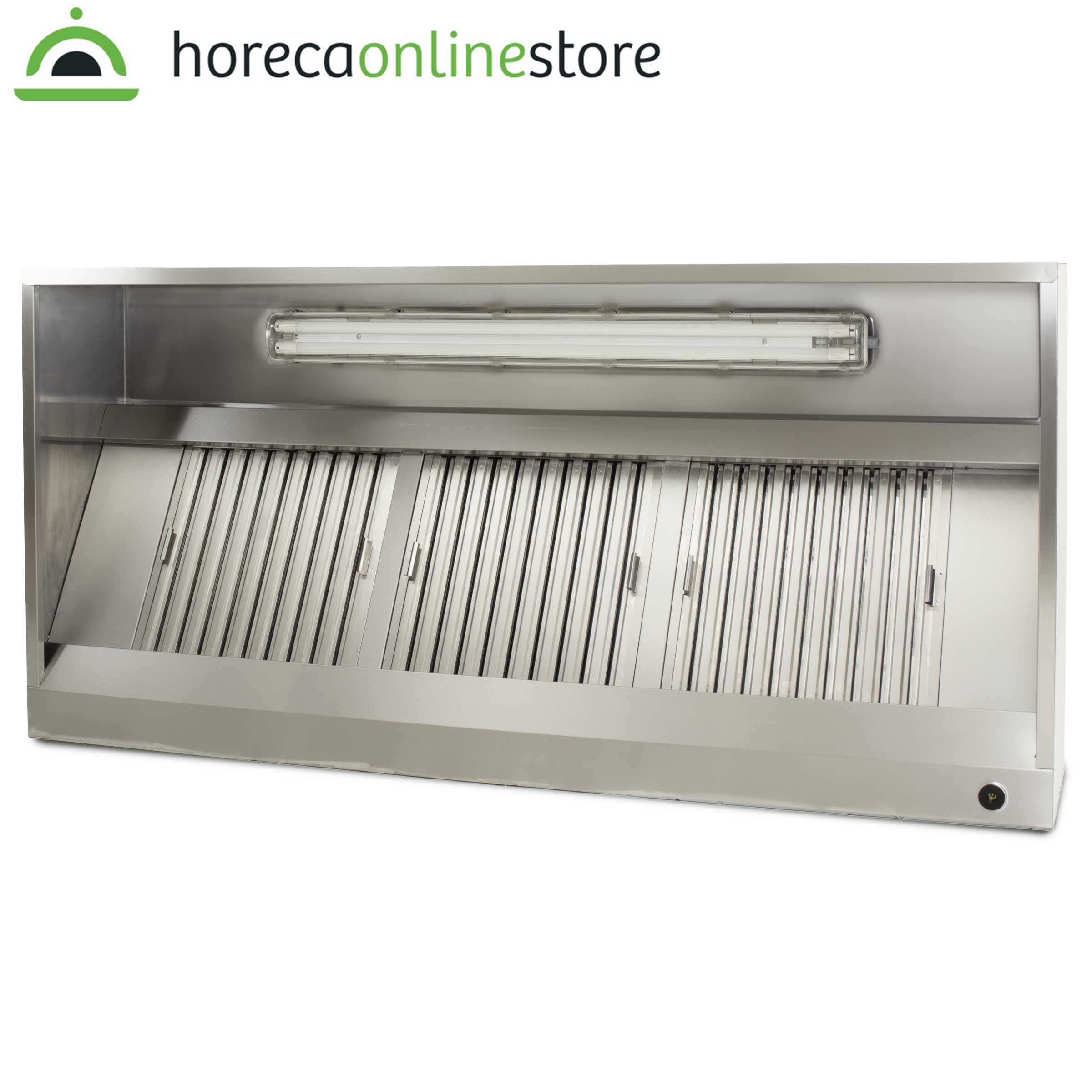 HCB Afzuigkap - doos model - 200 cm - RVS - Afbeelding 2