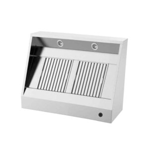 HCB Afzuigkap - schuin model - 160 cm - RVS