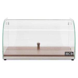 HCB Glazen opzet vitrine - 25 liter - 55,4 cm