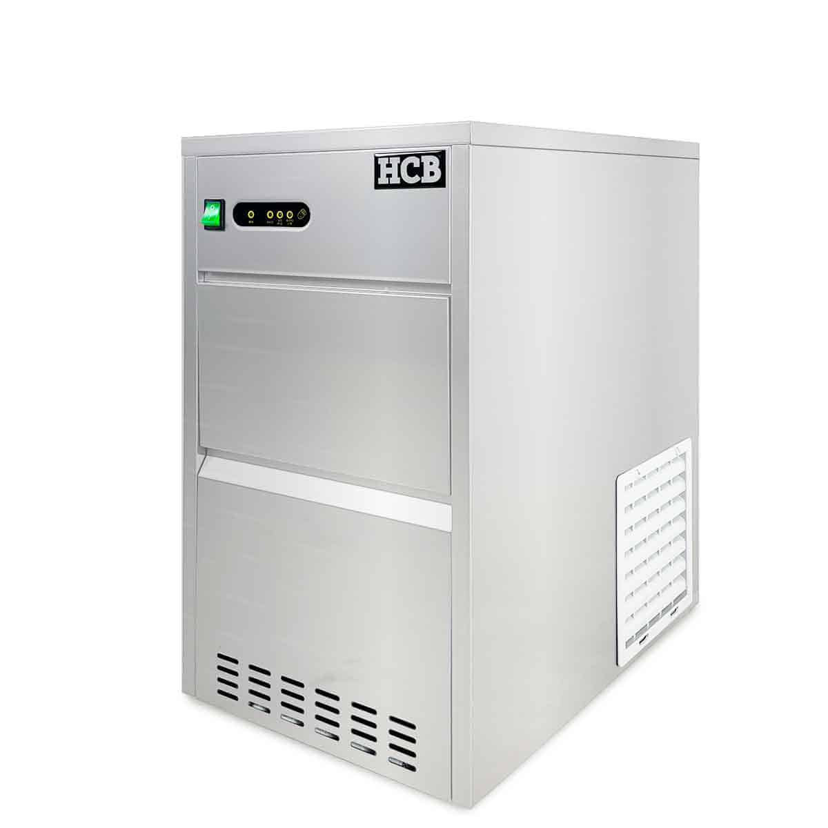 HCB IJsblokjesmachine - 28 kg p/d - RVS - 230V - Afbeelding 2