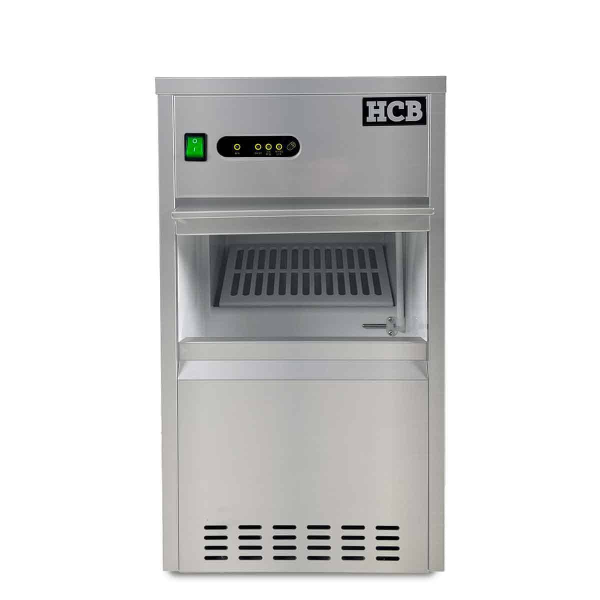 HCB IJsblokjesmachine - 28 kg p/d - RVS - 230V - Afbeelding 3