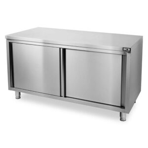 HCB Pro-line Werkkast - schuifdeuren - 140 cm - RVS