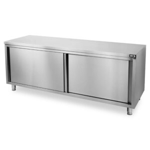 HCB Pro-line Werkkast - schuifdeuren - 200 cm - RVS