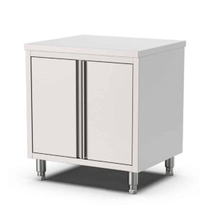 HCB Werkkast - klapdeur - 80 cm - RVS