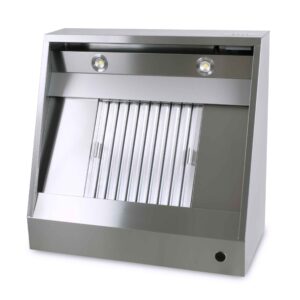 HCB Afzuigkap - schuin model - met motor - 100 cm - 230V - RVS