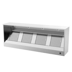 HCB Afzuigkap - doos model - met motor - 250 cm - 230V - RVS