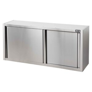 HCB Wandkast - schuifdeur - 160 cm - RVS