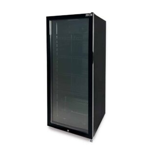 HCB Glasdeurkoeling - 248 liter - zwart - 230V