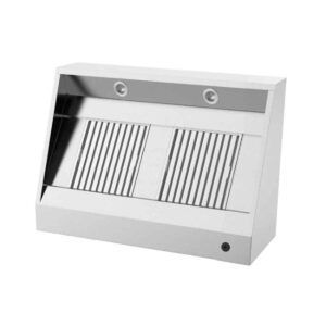 HCB Afzuigkap - schuin model - 150 cm - RVS