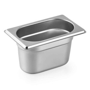 HCB Gastronorm bak - 1/9 - 100 mm - RVS