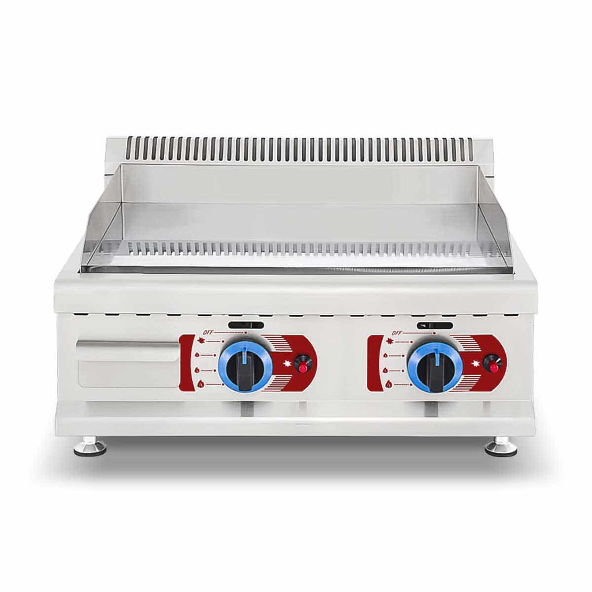 HCB Bakplaat - glad - 65,5 cm - propaan - RVS