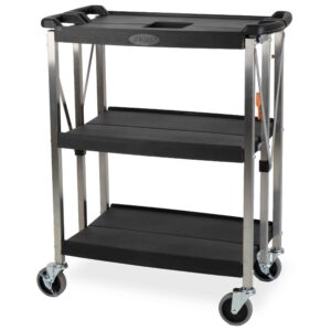 HCB Serveerwagen - inklapbaar - 3 lagen - 74 cm