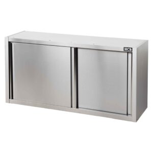 HCB Wandkast - schuifdeur - 150 cm - RVS